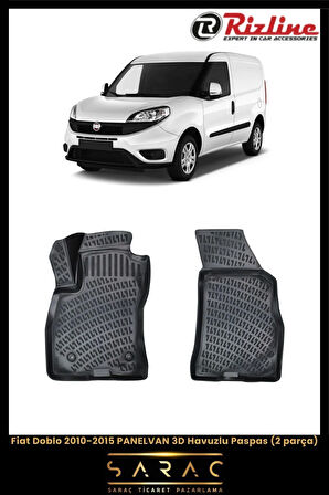 Rizline Fiat Doblo Panelvan 2011 Model 3D Havuzlu Paspas