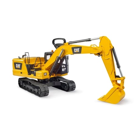 Büyük Boy Paletli Oyuncak Ekskavatör – Hareketli Kepçeli Caterpillar İnşaat Aracı