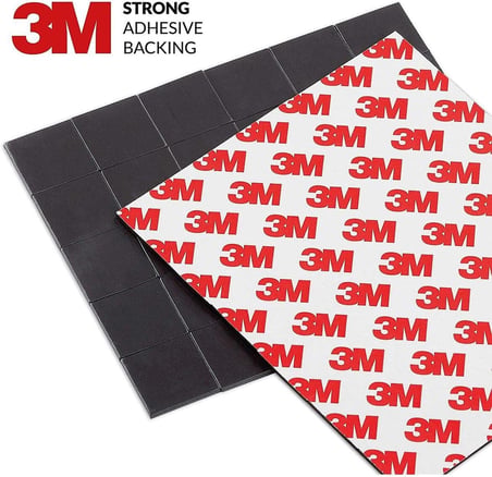3M Yapışkanlı Etiket Magnet Tabaka Mıknatıs 30 Parça - 3x3 Cm Magnet