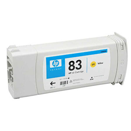 Hp 83-C4943A Sarı Orijinal Kartuş