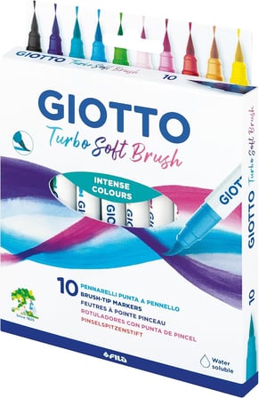 Giotto Turbo Brush kalem, 10 adet