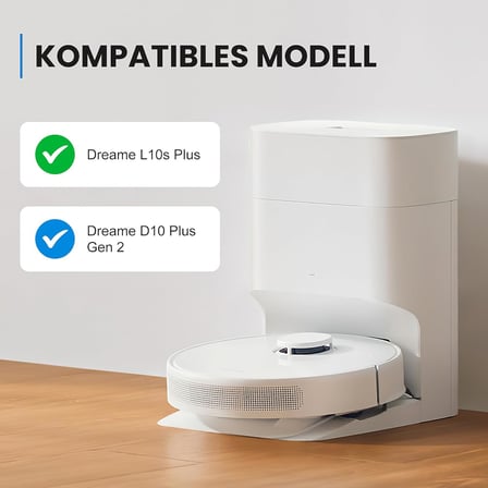 Dreame D10 Plus Gen 2 / L10s Plus Robot Süpürge için 8 Adet Toz Torbası, 4L Büyük Kapasiteli Elektrikli Süpürge Torbası Aksesuarı