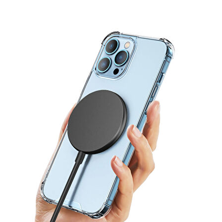 iPhone 12,13,14,15 serileri Uyumlu 15W Kablosuz Şarj Cihazı|PD Hızlı Şarj,360°Standlı,Oto Şarj Kesme