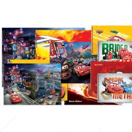 Keskin Color Resim Defteri Spiralli 15 YP 25x35 Cars 300215-33 (24 lü paket)