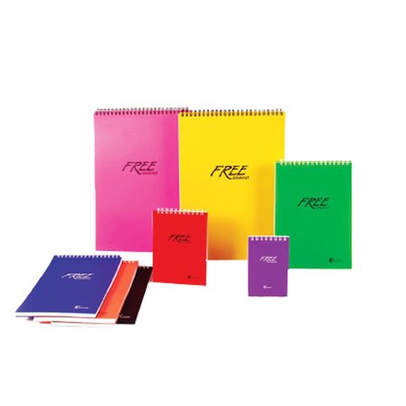 Keskin Color Bloknot Free Office Spiralli Çizgili 80 YP A6 (36 lı paket)145201-99