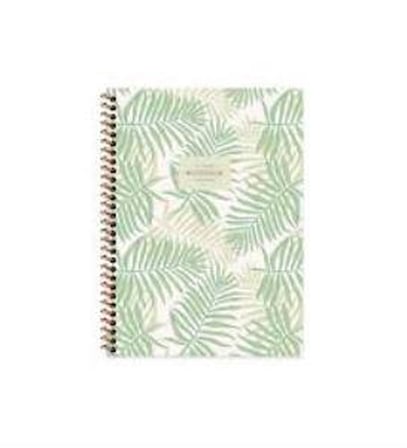 Keskin Color Defter Karton Kapak Spiralli La Plume Leaves A6 50 YP Çiz.