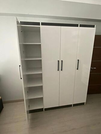 160 X 210 cm ÇİFT KİŞİLİK GİYİNME DOLABI VE ŞİFONYER-MDF 1. SINIF % 100 MDF