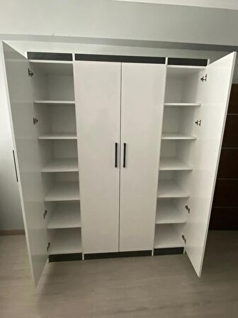 160 X 210 cm ÇİFT KİŞİLİK GİYİNME DOLABI VE ŞİFONYER-MDF 1. SINIF % 100 MDF