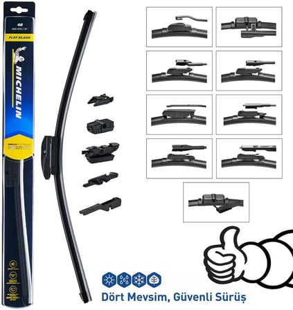 MULTIFIT™ MC33917 48CM 1 Adet Universal Muz Tipi Silecek