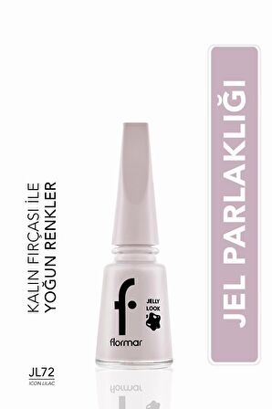 Flormar Oje - Jelly Look Nail Enamel Jl72 Icon Lilac 34000007-jl72