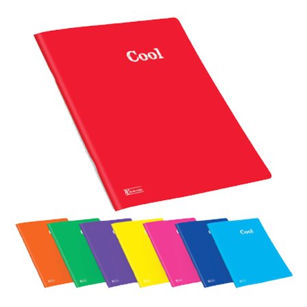 Keskin Color Defter Plastik Kapak Dikişli Cool A4 80 YP Kare
