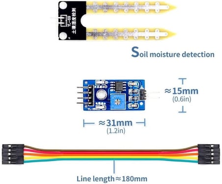 Toprak Nem Sensörü Higrometre Soil Moisture Sensor