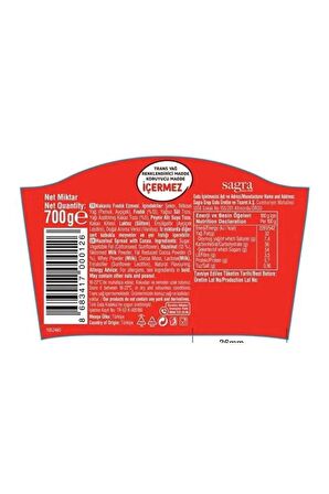 Sarelle Kakaolu Fındık Ezmesi 700 Gr