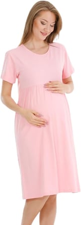 HAMİLE LOHUSA GECELİK PEMBE