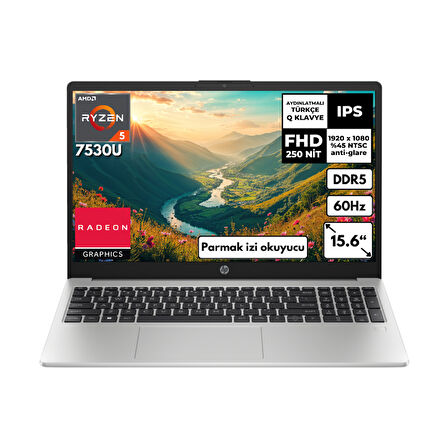 HP 255 G10 Ryzen 5-7530U 16 GB 512 GB SSD 15.6″ FHD Windows 11 Home  8A547EA BT114 Notebook