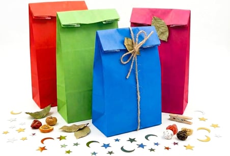 15x29 Renk Şöleni Mix Kese Kağıdı Seti – 4 Renk Karışık 12’li Paket | Kalın, Dayanıklı Hediye Paketleme İçin İdeal