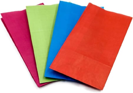 15x29 Renk Şöleni Mix Kese Kağıdı Seti – 4 Renk Karışık 12’li Paket | Kalın, Dayanıklı Hediye Paketleme İçin İdeal