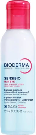 Bioderma Sensibio H2O Eye Çift Fazlı Göz, Dudak, Kirpik Micellar Makyaj Temizleyici Provitamin B5 125 ml