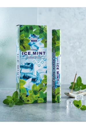 Darshan Ice Mint Buz Nane Aromalı Çubuk Tütsü 20 Adet Çubuk - Ferahlatıcı Etki