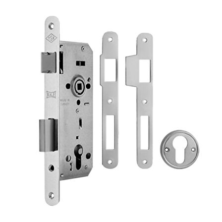 KALE 152 R 45 SİLİNDİRLİ DAİRE KİLİDİ OVAL KROM 18