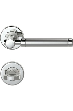 Condi 303 Saten Krom Rozetlı Kapı Kolu Saten Krom Rozetli Wc (Tk)