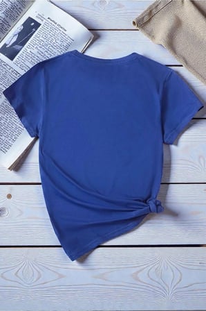 Unisex Love Kalpler Baskılı Tasarım Tshirt