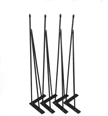 Metal Firkete Ayak Masa Ayağı 4 ADET - BOY 71 CM