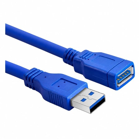 PrimeX PX-1710 10 Metre USB 3.0 Uzatma Kablosu, USB Erkek Dişi Ek Kablosu, Mavi USB A Male to Female Extension Cable