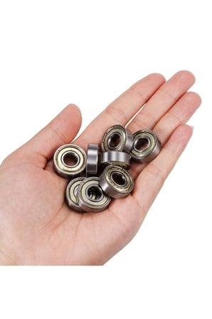 Dünya Magnet 30 Adet 608Zz Rulman - Metal Mühürlü Çok Amaçlı Bilye Rulman - Ölçüleri 8X22X7