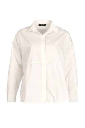 Ysatis Minimalist Oversize Uzun Kol Gömlek Yaka Kadın Gömlek