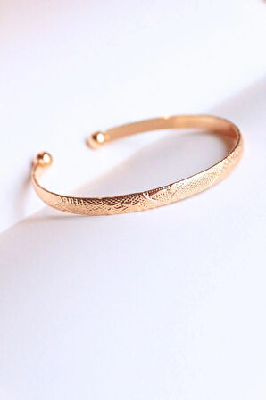 Desenli Gold Bileklik