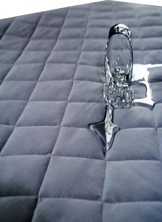 Gri Sınanı Geçirmez Alez - Tek-Çift Kişilk Alez -100 Pamuk- Kapitoneli Alez- FittedYatağı Saran Yatak Koruyucu Alez Çarşaf160x200,