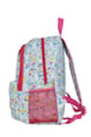 Relaxion Tavşan Desenli Kız Çocuk 3'lü Okul Seti İlkokul Çantası Beslenme Çantası Kalemlik