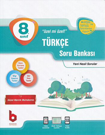 8. SINIF TÜM DERSLER SORU BANKASI SETİ 7 KİTAP (BASAMAK  YAYINLARI