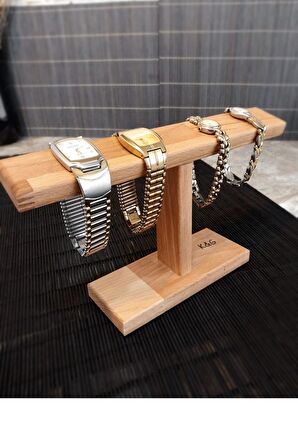 15cm Bilezik Bileklik Saat Takı Organizer Ahşap Askısı Takı Standı Askılık Takı Aksesuar Düzenleyici
