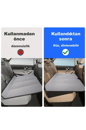 Dizanor Araç Arka Koltuk Doldurma ve Dengeleme Minderi (Bütün Araba Modelleri İle Uyumludur)