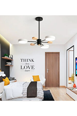 Ahşap Detaylı Hanging Led Avize