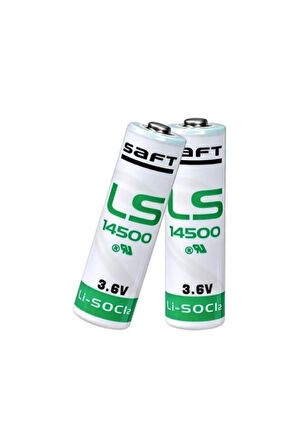 Ls14500 Aa 3.6v 2600mah Li-socı2 Lityum Kalem Pil