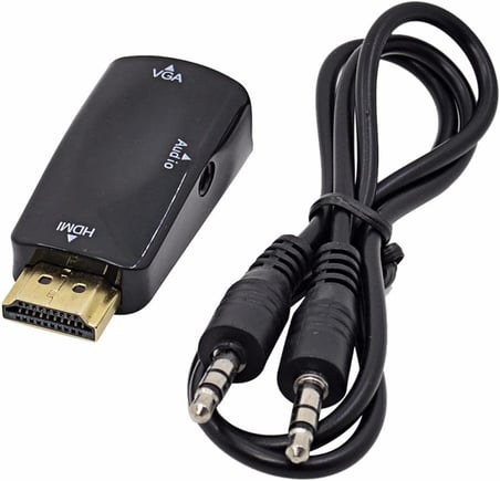 4867 Hdmi To Vga Monitör Çevirici Dönüştürücü Adaptör