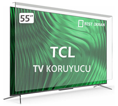 TCL 55C655 TV EKRAN KORUYUCU - Tcl 55" inç Kırılmaz Tv ekran Koruyucu