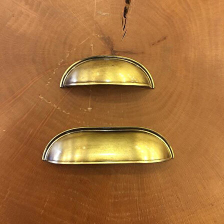 Lüks Çanak Kulp (2 Adet) 64MM-Bakır