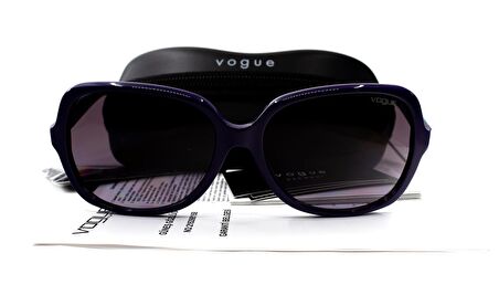 VOGUE  2926-S-M 2270/8H 58  Unisex MOR Damla Çerçeve Güneş Gözlüğü