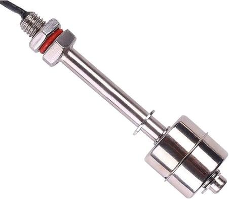 Alkatronik Metal Sıvı Su Seviye Sensörü 150mm Paslanmaz Çelik Şamandıra Mekanik Anahtar Kazan Kap Depo Tank