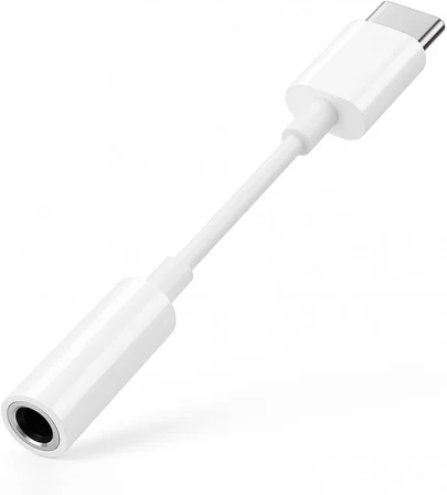 USB-C To 3.5mm Jak Kulaklık Adaptörü - Dijital Dönüştürücü - Tüm Cihazlarla Uyumlu - Siyah - Kompakt Tasarım - Yüksek Kaliteli Ses - Taşınabilir