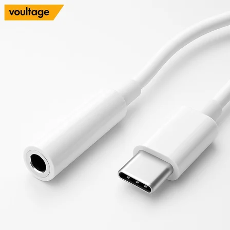 USB-C To 3.5mm Jak Kulaklık Adaptörü - Dijital Dönüştürücü - Tüm Cihazlarla Uyumlu - Siyah - Kompakt Tasarım - Yüksek Kaliteli Ses - Taşınabilir