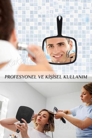 Pixy Kare Makyaj Ve El Aynası Siyah 18 X 32, 7480000717354