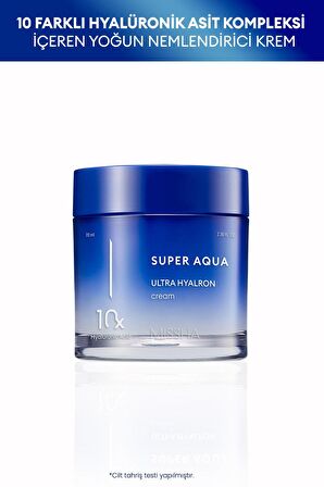 Missha Super Aqua Tüm Cilt Tipleri İçin Su Bazlı Yağsız Nemlendirici Yüz Bakım Kremi 70 ml