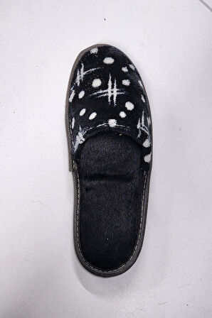 Kadın Önü Kapalı Yıkanabilir Puf Dikişli İçi Süngerli Kışlık Çeyiz Bohça Misafir Ev Terliği 253