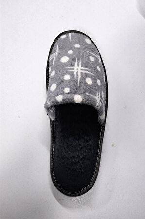 Kadın Önü Kapalı Yıkanabilir Puf Dikişli İçi Süngerli Kışlık Çeyiz Bohça Misafir Ev Terliği 253