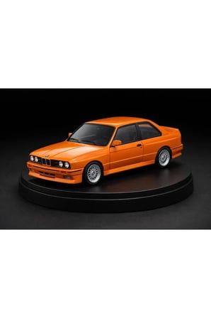1988 BMW 3 SERIES M3 Turuncu (E30) BMW M3 WARSTEINER DİECAST ARABA BMW E30 MODEL